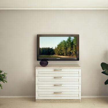 Комод КФ-120(4 ящ.)(фрезеровка.)